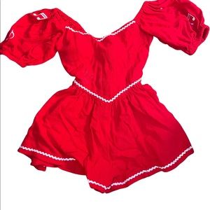 *RARE* Fashion Brand Company Music Linen Romper